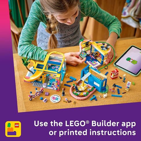 LEGO Friends Heartlake City Friends Club House Building Toy for Girls & Boys - Pretend Play Set for Kids, Ages 8+ - W/5 Minidolls, 3 Toy Animals, & Accessories - Gift Idea for Birthdays - 42689 in Saudi Arabia