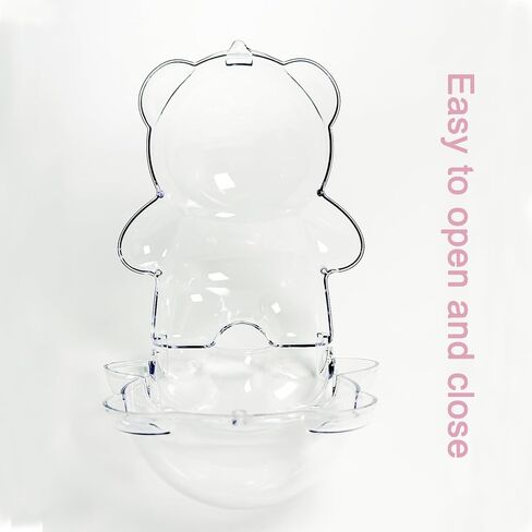 Protective Case Compatible with Lulu The Piggy Vintage Teddy Shop Joyful Time Series Display Box Cover and Silicone Strap White（Doll Not Include） in Saudi Arabia