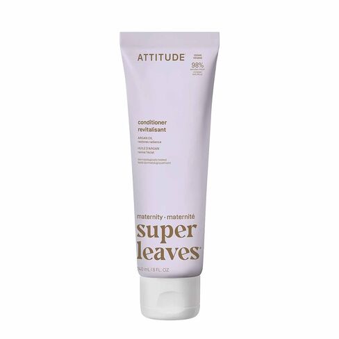 ATTITUDE Pregnancy Conditioner, Dermatologically Tested, Plant and Mineral-Based, Vegan Maternity Products, Argan Oil, 8 Fl Oz in Kuwait