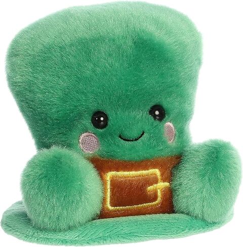 قبعة Aurora Adorable Palm Pals Finnigan Leprechaun على شكل حيوان محشو - لعبة بحجم الجيب - متعة قابلة للتجميع - أخضر 5 بوصات in Kuwait