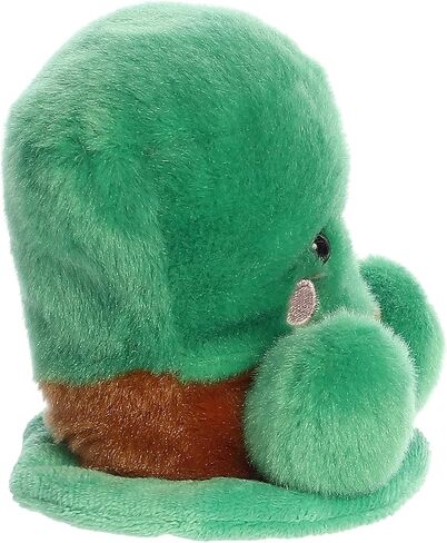 قبعة Aurora Adorable Palm Pals Finnigan Leprechaun على شكل حيوان محشو - لعبة بحجم الجيب - متعة قابلة للتجميع - أخضر 5 بوصات in Kuwait