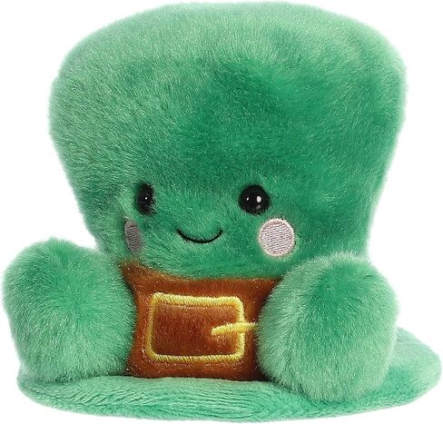 قبعة Aurora Adorable Palm Pals Finnigan Leprechaun على شكل حيوان محشو - لعبة بحجم الجيب - متعة قابلة للتجميع - أخضر 5 بوصات in Kuwait