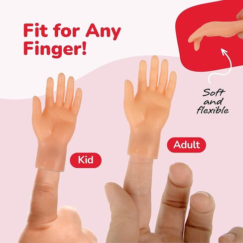 بطاقات الأيدي الصغيرة لعيد الحب من ArtCreativity - مجموعة من 28 - بطاقات عيد الحب للأيدي الصغيرة مع دمى الأصابع للحفلات المدرسية، وتبادل الهدايا في الفصول الدراسية للأطفال، وهدايا الحفلات الممتعة العائلية in Kuwait