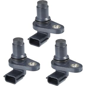 Motoforti Automotive Replacement Crankshaft Position Sensor, for Infiniti, Plastic, 23731-JA10C, Gray, 3pcs