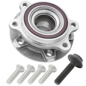 BR930817K - Premium Pre-Assembled Wheel Hub Bearing Assembly Compatible with [Front] [Audi] A Series, S Series, Q5 - [Rear] A Series Quattro ONLY, S Series [See Description for Fitment]