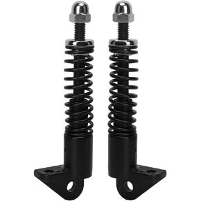 Topyond 1 Pair 8 Inch Electric Scooter Front Shock Absorber - Stainless Steel Hydraulic Spring Suspension for Smooth and Comfortable Ride