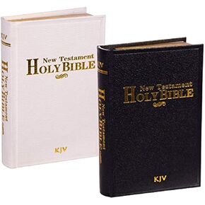 KJV Pocket Size Holy Bible Value Edition Leatherette Travel Size-Black