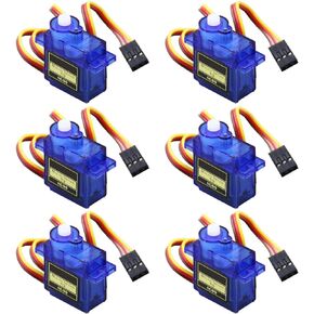 BETU SG90 Micro Servos, 2PCS Mini Servo for Robot Helicopter Airplane RC Car Boat and Other Models