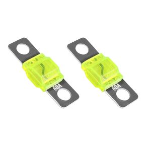 RMSPO 5253 MIDI Fuse,60 Amp Compact Fast-Acting Type Fuses (2 Pcs)