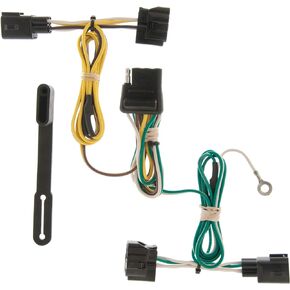 Curt Manufacturing 55363 Vehicle-Side Custom 4-Pin Trailer Wiring Harness,Fits Select Jeep Wrangler TJ