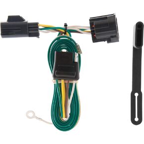 Curt Manufacturing 55124 Vehicle-Side Custom 4-Pin Trailer Wiring Harness,Fits Select Jeep Wrangler JK