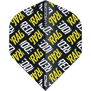 RED DRAGON Hardcore XT Dart Flights - 4 Sets Per Pack (12 Dart Flights in Total)
