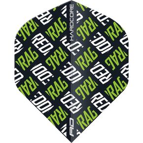 RED DRAGON Hardcore XT Dart Flights - 4 مجموعات في كل حزمة (12 رحلة دارت إجمالاً)