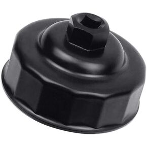 iBetter 65mm 14 Flute Cup Style Oil Filter Wrench, Black, Steel