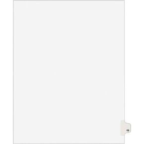 Avery Legal Dividers, Premium Individual Tab Titles, Letter Size, Side Tabs, 49, 25 Pack (01049)