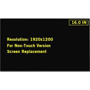 GBOLE 16.0" New Screen Replacement for Dell Inspiron 16 5620 5625 P117F P117F001 P117F002 FHD 1920x1200 30Pin LED LCD Display Screen Panel(Only for Non Touch)