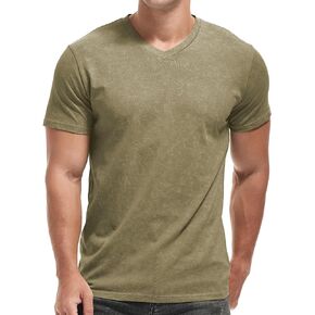 KLIEGOU Mens Crew Neck T Shirt - Short Sleeve Soft Fitted Tees S - XXXL Casual Stylish Tshirts