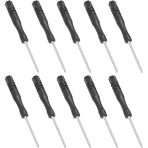 FOCMKEAS 10PCS Games Switch Triwing Screwdriver, 1.5mm Y00 Tri-point Tri wing Screwdriver for PSP Switch Joy-Con Controller Repair, Non-magnetic(Y Tip）