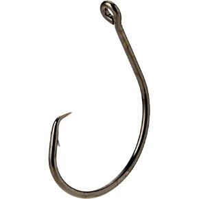 Mustad Demon Perfect Circle, in-Line 1X Fine Wire - Black Nickel-Size 3/0 - Pack of 25