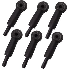 Selxran Exchange Tool Connector Brake Bleeding Kit, 6 Pcs Car Oil Bleeder Pump Exchange Adapter Professional Pumping Pipe Connectors Brake System Bleeding Tools Car Accessories for Cars Vehicles