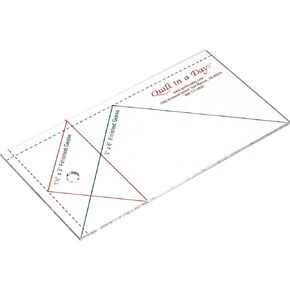 Quilt In A Day Small Flying Geese Ruler 3 X 6, 1 Pack, Clear