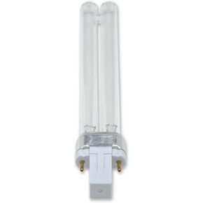 lumenivo 9W UV Light Bulb for Pond Filter, Aquarium Filter 2-Pin G23 Bulb UV Aquarium Light to Kill Algae - UV G23 Base Light Bulb 9W Perfect Jebao Aquatop Tetra Pond Sunsun Grech Super