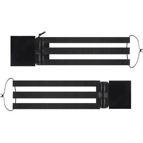 DCOFXGM Tactical Skeletal Quick Release Cummerbund for Molle Vest Three-Band Plate Carrier Cummerbund Quick Disconnect Buckles Mounting Strap
