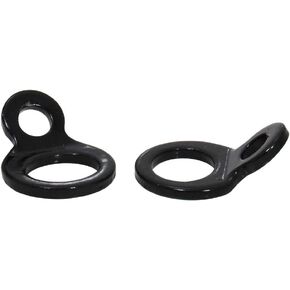 Pit Posse PP2832 Motorcycle Dirtbike ATV Trailer Truck Tie Down Strap Rings - Strap Your Bike Securely Without Scratching Handlebars - Fits Coated Tie Down Hooks - Large Loop to Hook Your Bike