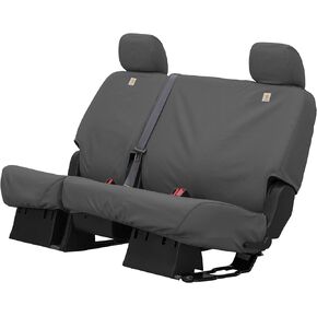 Covercraft Carhartt SeatSaver Custom Seat Covers for 2016-2023 Toyota Tacoma, SSC8452CAGY (2nd Row 40/60 Bench Seat, Gravel)