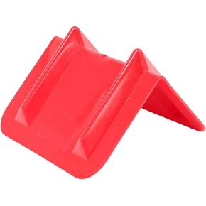 Mytee Products (20 Pack) V Edge Protectors Flatbed, 8" x 12", Red | Vee Shaped Plastics Corner Protectors for Cargo Loads | Tie Down Strap Guard for Winch, Ratchet Straps on Flatbed Truck Trailers