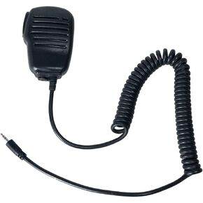Sarcia Cobra Handheld Speaker Mic,1 Pin 2.5mm Shoulder Microphone with Reinforced Cable for Cobra Walkie Talkie Two Way Radio Accessories, 3.5mm Audio Jack,Black