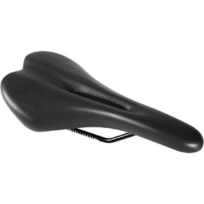 ZHIQIU Colour Bike Saddle Seat Pad Breathable Comfortable Bicycle Fit for Road Bike Fixed Gear Bike (Black Hollow)