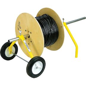 Rack-A-Tiers E-Z Roll - Wire Dispenser Rack, Ultra-Compact & Collapsible Wheeled Wire Dispenser (55455)