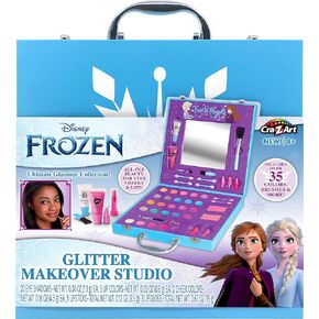 Disney Frozen Glitter Makeover Studio Beauty Kit – All-in-One Beauty for Eyes, Cheeks and Lips for Ages 6 and up - Amazon Exclusive