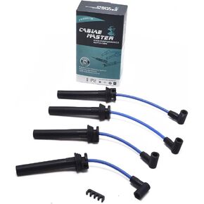 أسلاك توصيل الإشعال من Cable Master متوافقة مع Chrysler Cirrus 2000/ Sebring 1997-1998/ Dodge Neon 1996-2003/ Stratus 1996-2000/ SX 2.0 2003-2005/ Plymouth Breeze 1996-2000/ Neon 1996-2005 2.0L in Kuwait