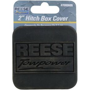 Reese Towpower 7000600 Receiver Tube Cover Black, 2 inch