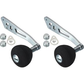 PATIKIL Baitcasting Power Handle Metal Fishing Reel Handle EVA Knob Grip Replacement Parts for Rocker Arm Accessories