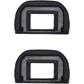 عدسة الكاميرا 2000D Eyecup لكاميرا Canon Rebel 2000D 4000D SL3 SL2 T8i T7 T7i T6 T6i T5 T5i T4i T3i T2i T1i، تحل محل كاميرا Canon EF، عبوتين