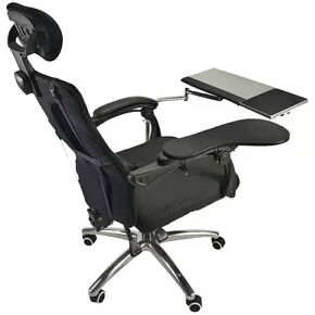 Ergonomic Laptop Keyboard Mouse Chair Stand Mount Holder Installed to Chair