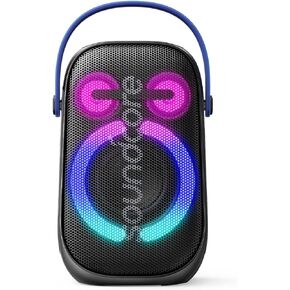 Soundcore Anker Rave Neo 2 Portable Speaker with 80W Stereo Sound, PartyCast 2.0, Light Show, IPX7 Waterproof (Floats on Water) 18H Playtime, Customizable EQ & Bass Up for Party, Tailgating, Backyard