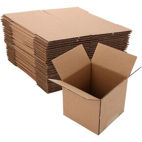 25 Packs 7"x5"x4" Small Cardboard Shipping Boxes for Mailing, Packing and Storing (7x5x4)