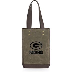 PICNIC TIME Green Bay Packers 2-Bottle Insulated Wine Cooler Bag