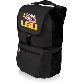 Picnic Time NCAA LSU Tigers Zuma Backpack Cooler, Black, 20 Liters