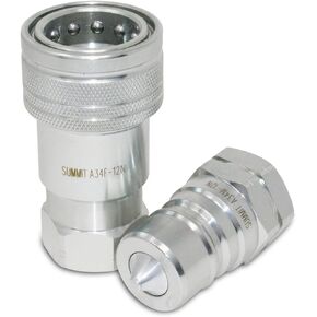 3/4″ NPT ISO 7241-A Quick Disconnect Hydraulic Coupler Set