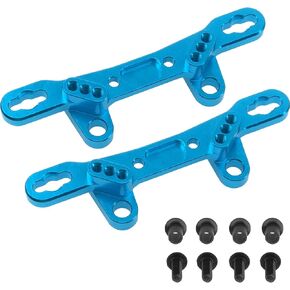 2Pcs Vgoohobby Front Rear Shock Tower Mount Shock Damper Stand Compatible with Tamiya TT02 1/10 RC On Road Touring Car Upgrade Parts