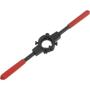 uxcell Die Stock Handle Wrench, for Metric M12-M14 (Metric) / 1/2"-9/16" (UNC/UNF) / 38mm OD Round Dies, 38mm x 14mm Threading Die Holder with Plastic Handle