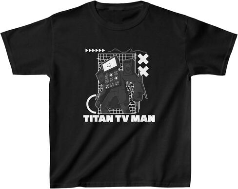 SKIBIDI TOILET™ Powerhouse Tee Youth - Titan TV Man, DaFuqBoom Official Merch, T-Shirt for Kids, Boys and Girls in Saudi Arabia