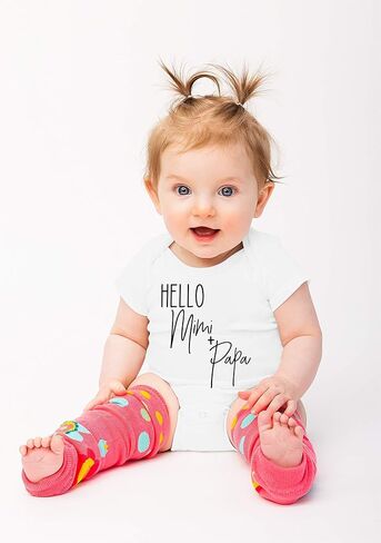 First Great Grandchild Coming Soon Baby Bodysuit Surprise Infant Pregnancy Reveal Gift Cute Announcement Romper (0-6 Months, first great grandchild coming soon-Short Sleeve Romper) in Saudi Arabia