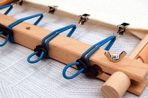 Scroll rod tension Set of 8 Side Tensioners for Embroidery Frames System for tightening canvas Tension Clips for cross stitch kit embroidery frame scroll rod supplies tensioners for embroidery frames in Saudi Arabia