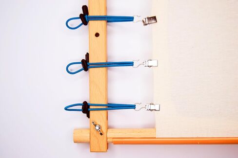 Scroll rod tension Set of 8 Side Tensioners for Embroidery Frames System for tightening canvas Tension Clips for cross stitch kit embroidery frame scroll rod supplies tensioners for embroidery frames in Saudi Arabia